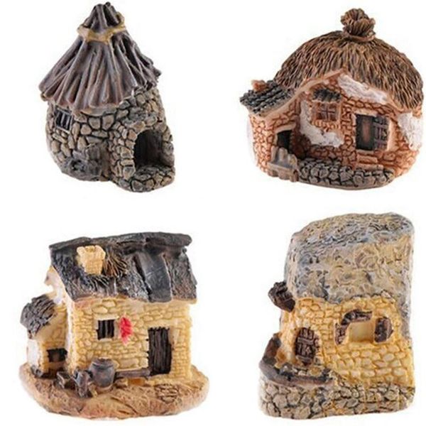 

small house micro landscape accessories resin decoration, fish tank home artificial decoration decorations