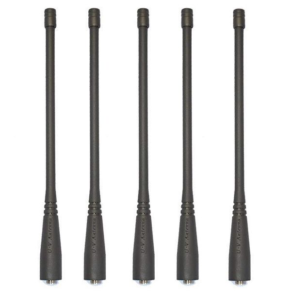 

walkie talkie 5pcs original baofeng uv-5r dual band 136-174&400-520mhz antenna sma-f for 5ra 5rb 5rc 5rd 5re