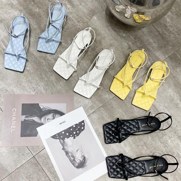 

summer women yellow flats platform strap blue sandals fetish sandles lady valentine stripper design shoes, Black