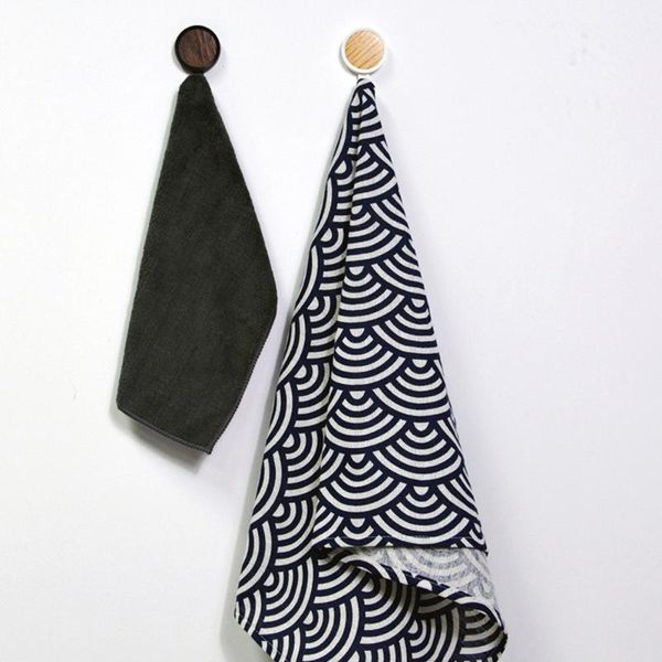 

hooks & rails 2 pieces self adhesive for kitchen bathroom and office closet 40x62x10mm