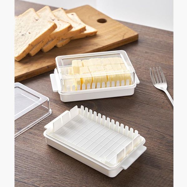 

storage bottles & jars butter cutting box cheese with cover kitchen container items food