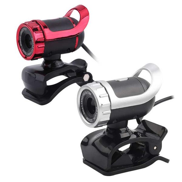 

hd webcam usb wired clip-on computer web camera 360 degree rotating stand built-in microphone for pc desklapwebcams