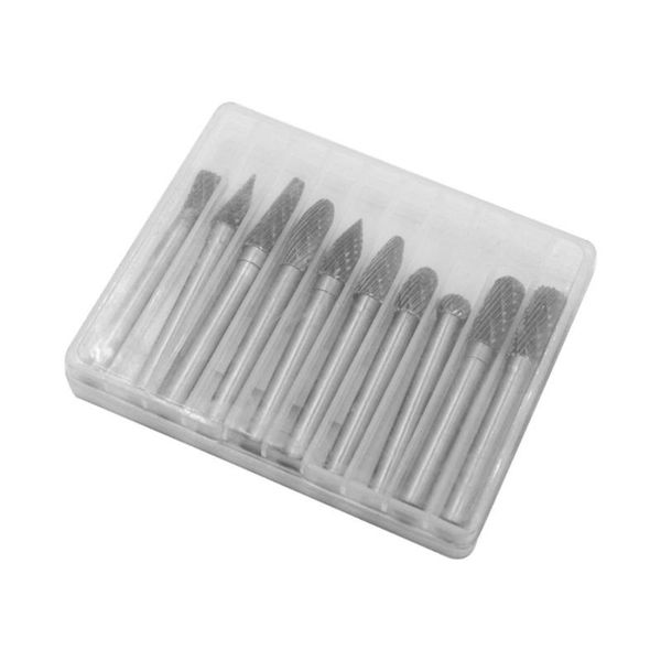 

professional hand tool sets 10pcs/set carbide rotary file set double grain tungsten steel carving polishing sanding tools