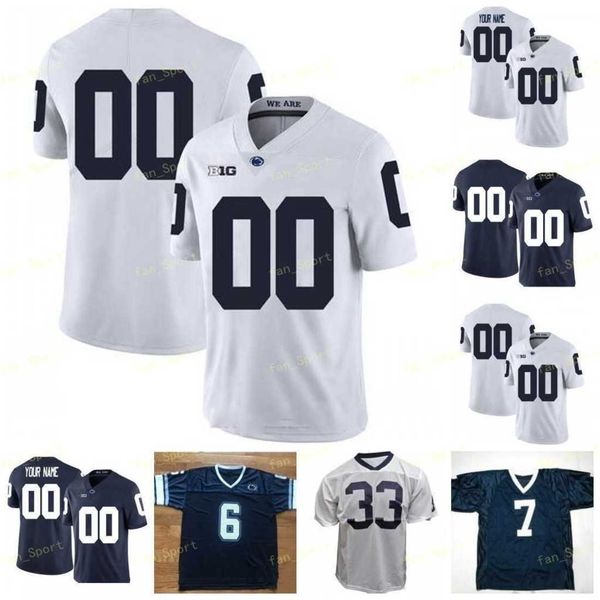 

2021 psu penn state football jersey ncaa collge 5 jahan dotson 28 devyn ford 18 shaka toney 1 kj hamler 11 micah parsons 6 justin shorter, Black