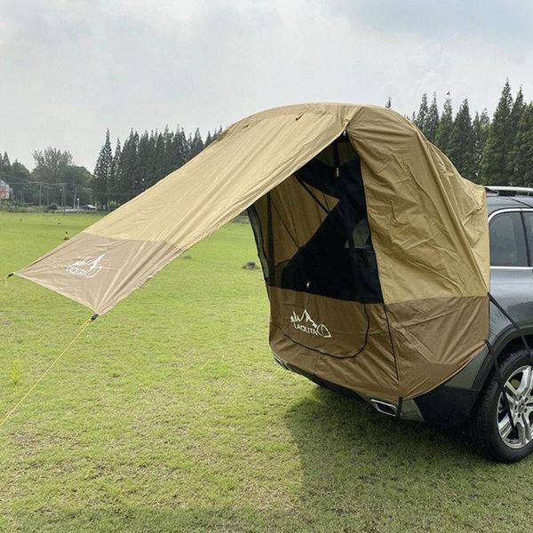

tents and shelters car trunk tent sunshade rainproof for self-driving tour barbecue camping rear extension travel