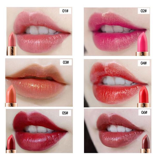 

lipstick dreamy star 's amazing shiny golden party makeup look 6colors 3.8g 1