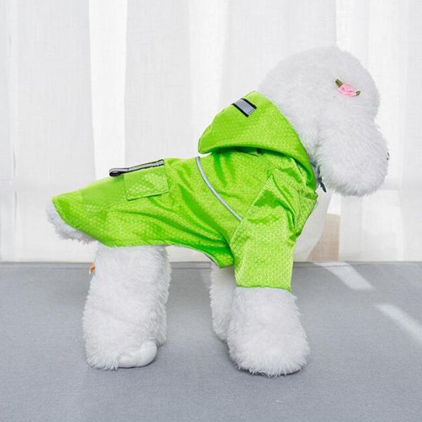 

dog apparel waterproof clothes fashion pet raincoat puppy cat hoodie rain coat small jacket supplies