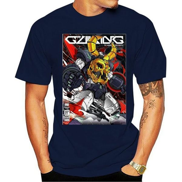 

men's t-shirts gaiking robot japanese mecha tshirt men tee t shirt black size s to 3xl, White;black