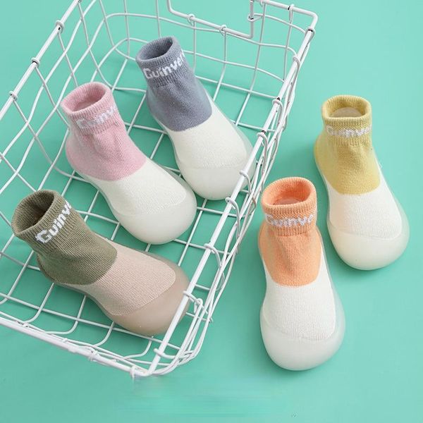 

born baby crib shoes spring socks infant soft bottom silicone boys girls booties soles toddler first walkers