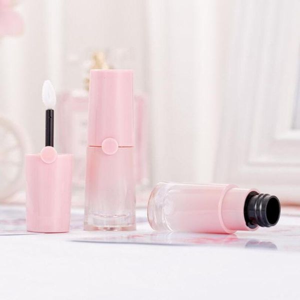 

empty lipgloss bottle diy lip gloss container gradient pink refillable bottles 10pcs 30pcs storage & jars