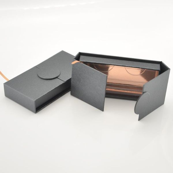 

wholesale eyelash packaging box lash boxes package custome rectangle book style black round mink lashes makeup case bulk vendors false eyela