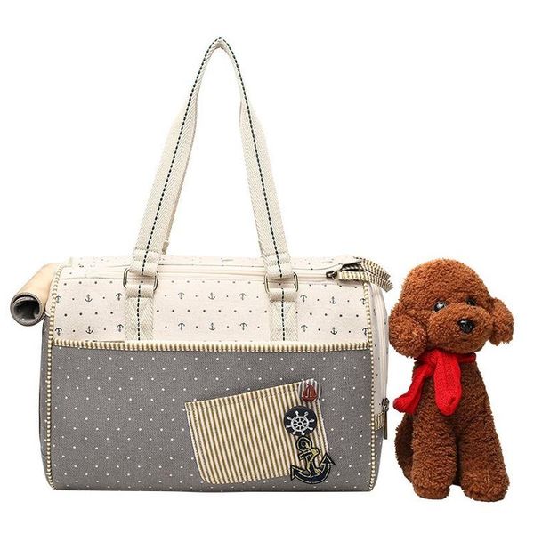 

dog car seat covers breathable pet cat and shoulder diagonal bag out portable travel fashion dot sail for teddy chihuahua