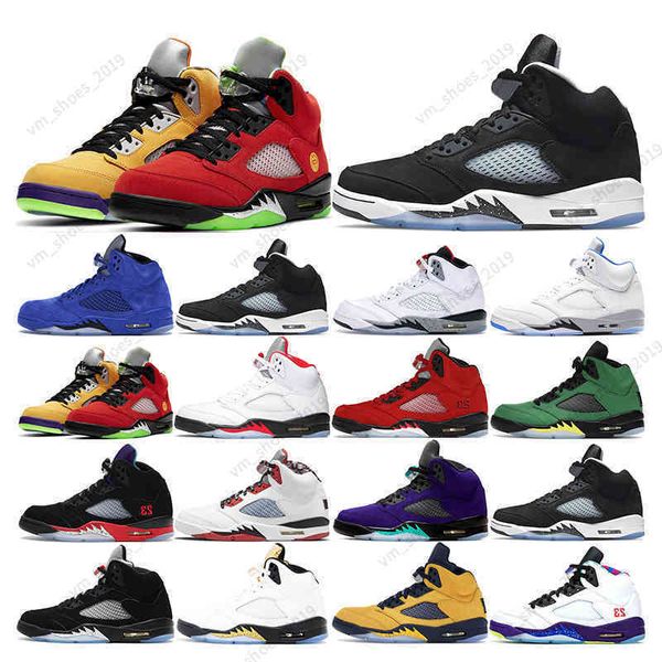 

5.5-13 5s basketball oreo oregon 5 mens trainer raging red alternate grape hyper royal sports sneaker athletic