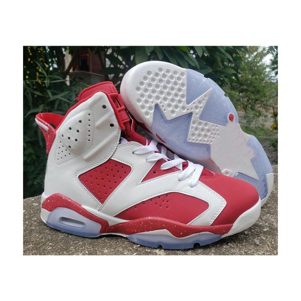 

6 red oreo mens basketball shoes 6s white carmine-black outdoor sports sneakers trainers ct8529-106 with box