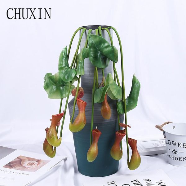 

nepenthes artificial plants bedroom decoration hanging flower vine diy decor for home wedding banquet po background decorative flowers & wre