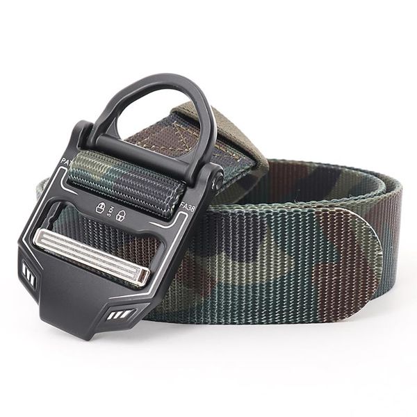 

belts waist belt men's tactical outdoor pull loop nylon luxury designer fashion casual strap jeans for men, Black;brown