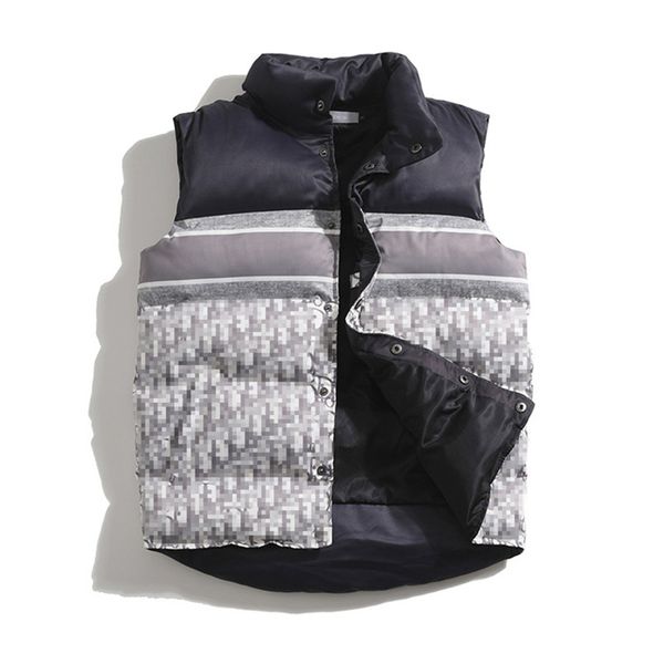 

winter men and women warm solid color vests sleeveless jackets classic down sweater casual warm vest jacket, Black;white