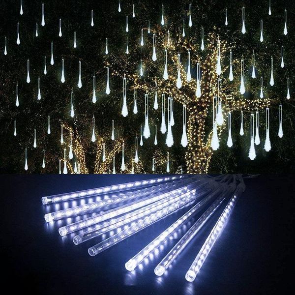 

strings 30cm led meteor shower garland holiday strip light outdoor waterproof fairy lights for garden street christmas decoration