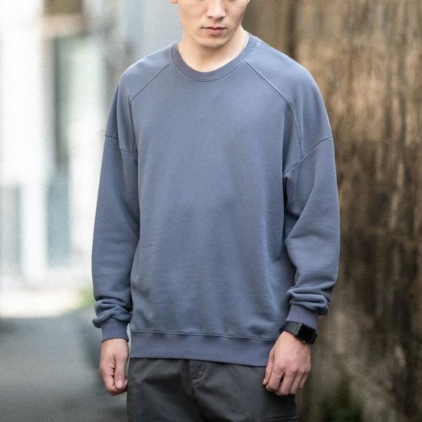 

2021 new round neck sweater for men's spring and autumn fashion, Black