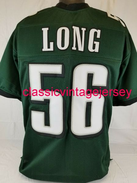 

men women youth chris long custom sewn green football jersey xs-5xl 6xl, Black