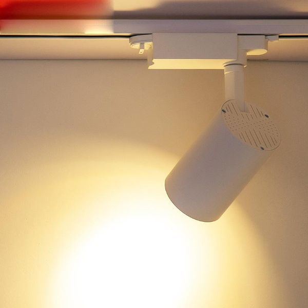 

leds spotlights 7w/12w20/ cob led track light rail lamp lighting fixture for clothing shop backdrop gallery kitchen