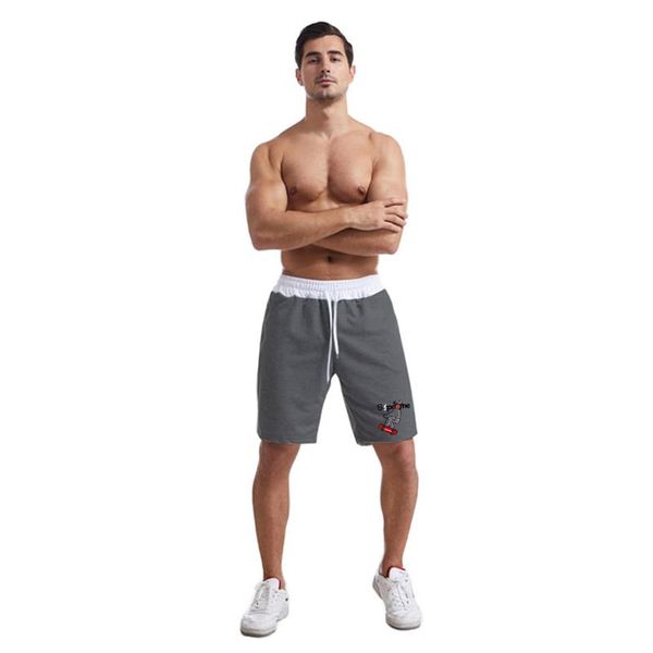 

men's shorts summer cotton pure color men fashion brand sport 2021 outdoors casual sports jogging sweat, White;black