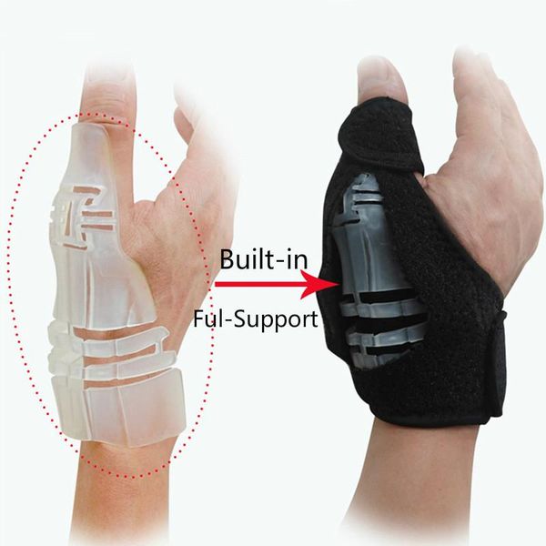

wrist support 1pc thumb brace carpal tunnel guard stabilizer wrap hand protector splint sprain arthritis wristband, Black;red