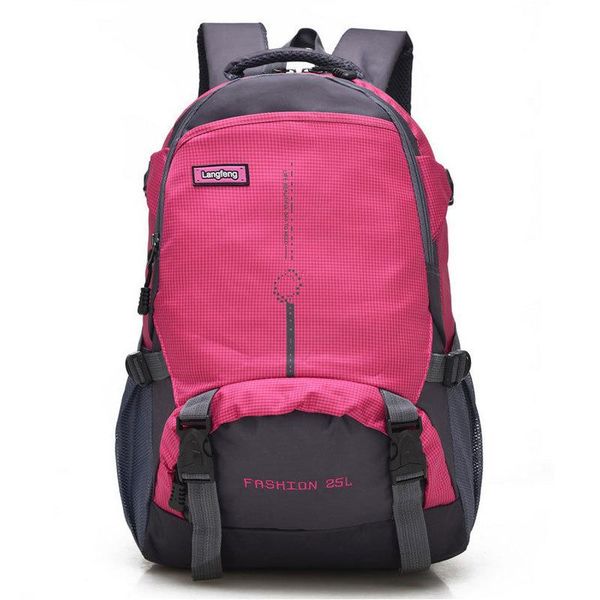 

outdoor bags 25l nylon mountaineering bag waterproof backpack camping climbing sport large capacity for women hiking rucksack