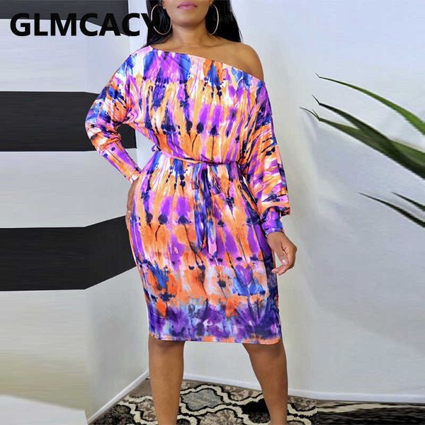 

women long sleeve skew neck abstract printed midi dress 210702, Black;gray