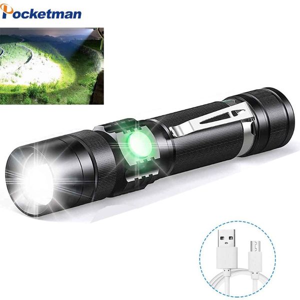 

other led lighting flashlights zoomable waterproof torch hand light portable pocket camping high power