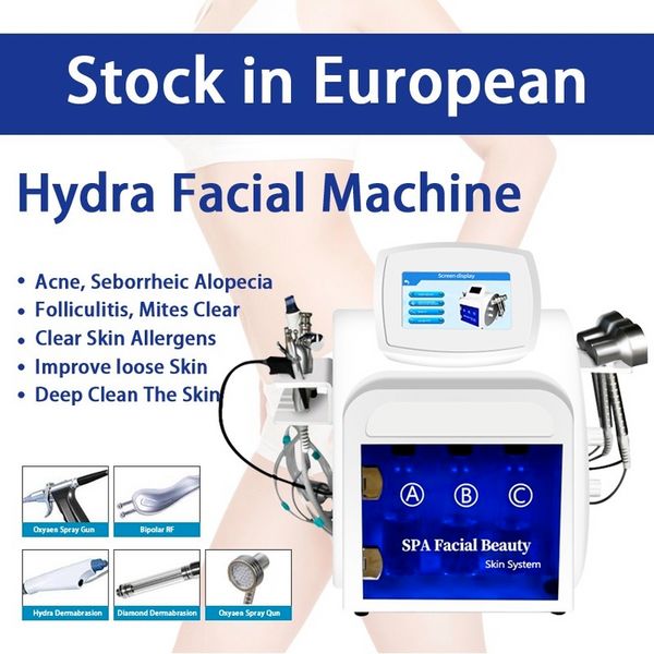 2022 Machine Hydro Facial Microdermoabrasão Ultrassônico Cuidado da pele Rejuvenescimento Cuidado com a pele Aqua Device200