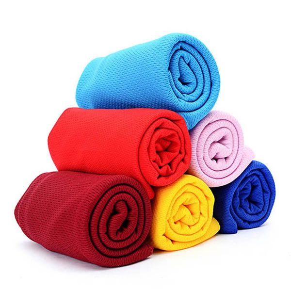 

towel cold sense ice sports cooling microfiber neck wrap