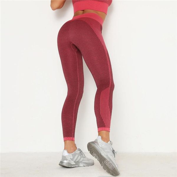 

women's leggings nessaj spandex 15% fitness women high waist seamless mujer clothing solid slim casual, Black
