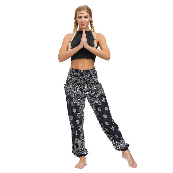 

yoga outfit women's harem pants hippies bohemian casual gypsy pants, ideal - loose