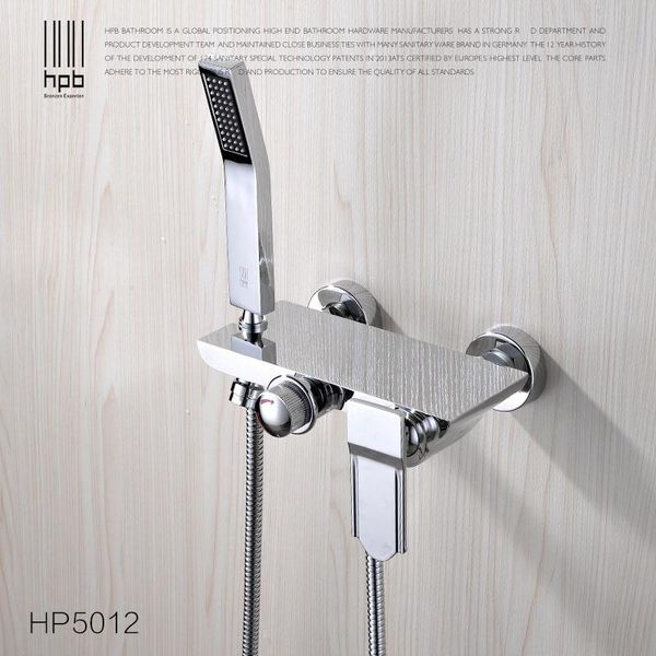 

complete sets silver bathroom shower faucets bathtub faucet mixer tap with hand body brass