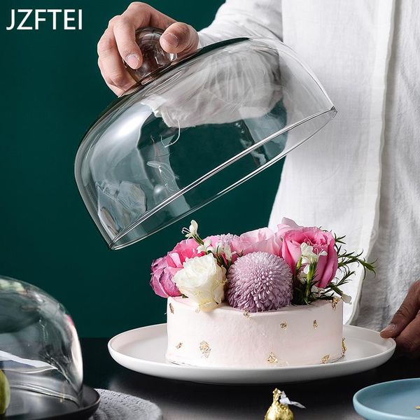 

other bakeware creative ceramic cover for cake set of kitchen accessories decorating tools decoration glass tray dessert