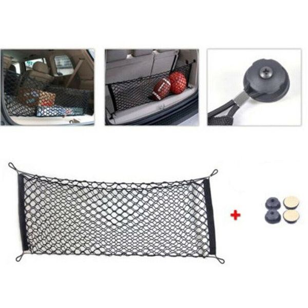 

car organizer accessory cargo net envelope storage universal black 110*50cm