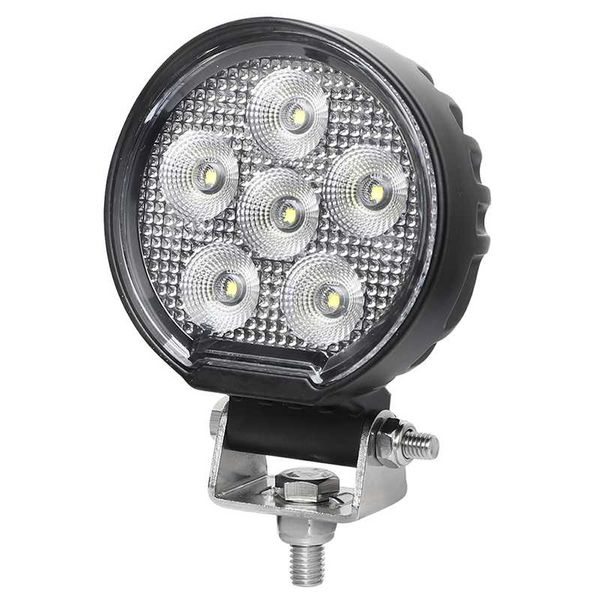 

working light led work 18w round flood spot off road 9v-32v waterproof 6000k car-styling bulb for car truck suv