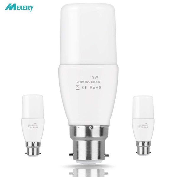 

bulbs b22 led light bulb 9w bayonet candle 60w equivalent lamp incandescents day white 3000/6000k 810lm 360 beam angle voice control