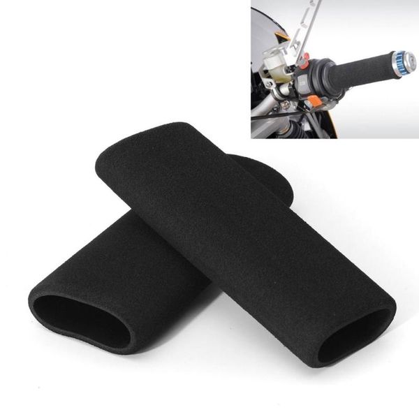 

handlebars 2pcs soft foam comfort handlebar hand grip covers - fits all motorcycles