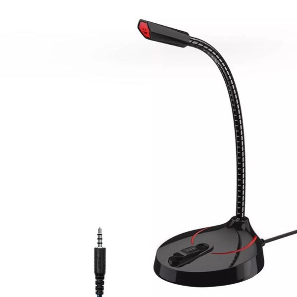 

adjustable usb deskmicrophone plug & play omnidirectional for pc lapcomputer mic conference call voice recording microphones