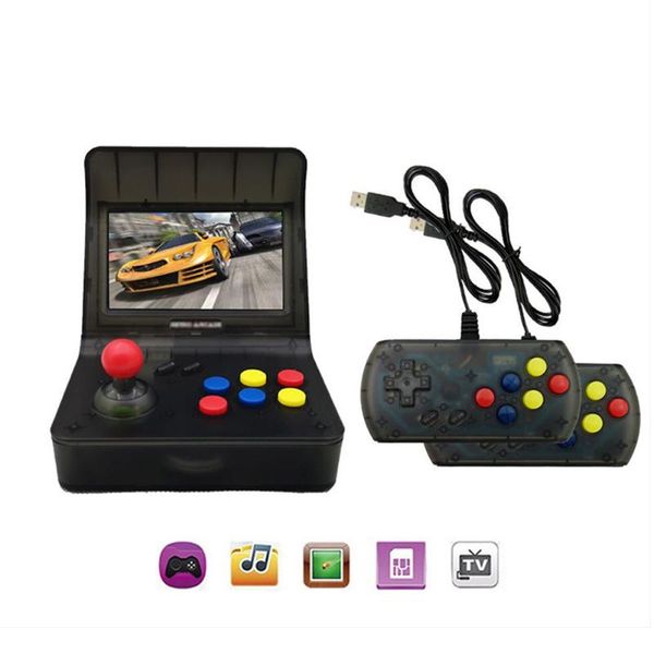 

portable game players 3000 in 1 mini joystick arcade video console 4.3 inch screen retro gift for kids adults