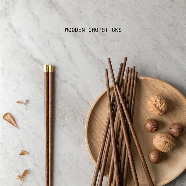 

handmade japanese natural wenge wood chopsticks set value gift sushi chinese environmentally friendly portable