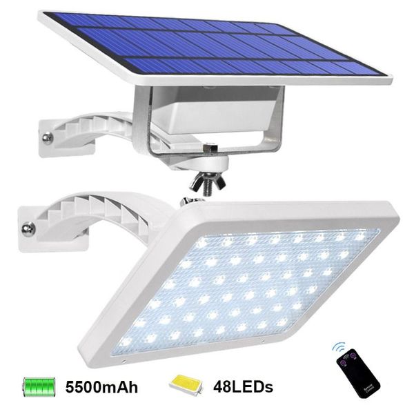 

leds solar light 800lm bright adjustable lighting angle outdoor garden lamp waterproof for wall yard street lawn lamps