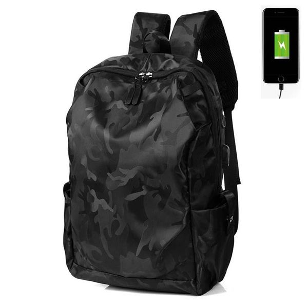 

14inch lapusb charge backpacks waterproof travel bag male men school backpack teenagers 5 color mochila business bags