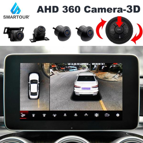 

camera panoramic 3d bird view system car dvr rear recording parking universal side dvrs