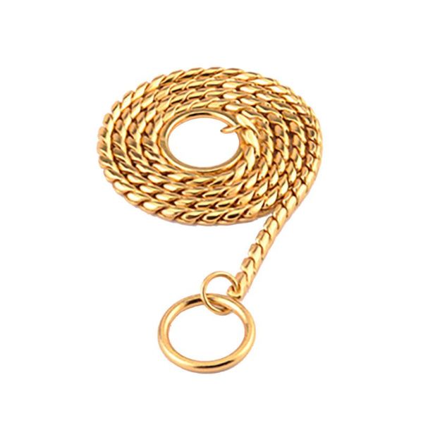 

dog collars & leashes 2021 styledog snake p choke chain metal show for dogsdog accessories pet supplies