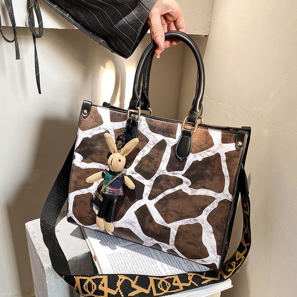 

evening bag 2021 printed tote large capacity hand-held messenger