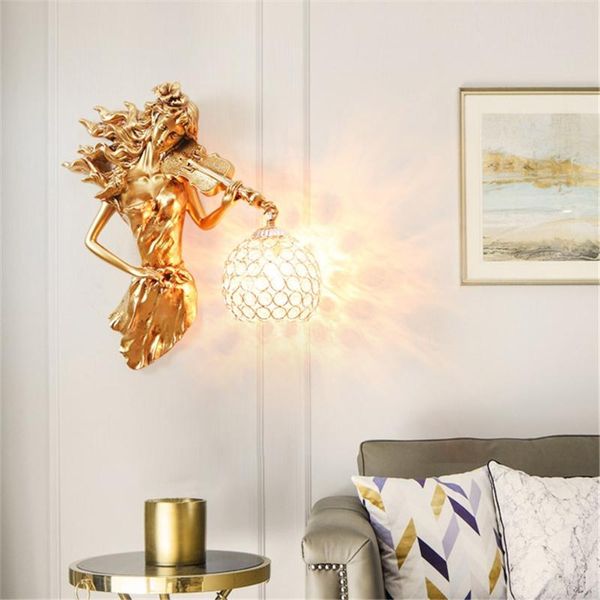 

wall lamp nordic retro creative luxury living room bedroom bedside loft home decoration corridor aisle sconce lighting