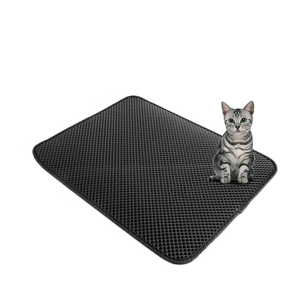 

cat beds & furniture foldable cats litter mat eva trapping for pets breathable holes bottom waterproof non-slip pet bed double-layer